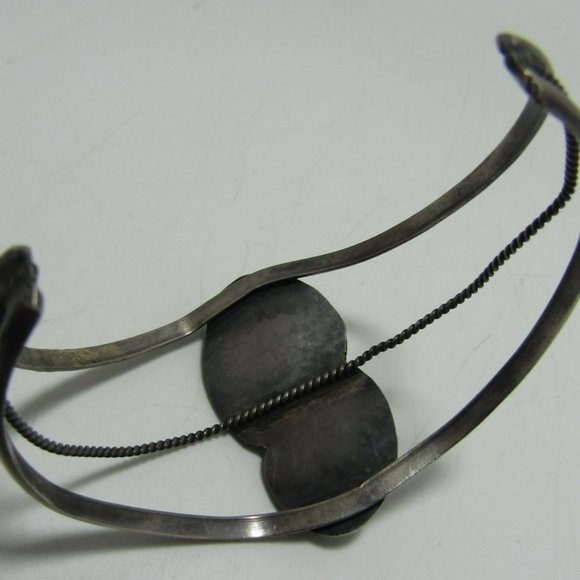 VINTAGE ESTATE TURQUOISE AND RED CORAL CUF - Picture 3 of 4